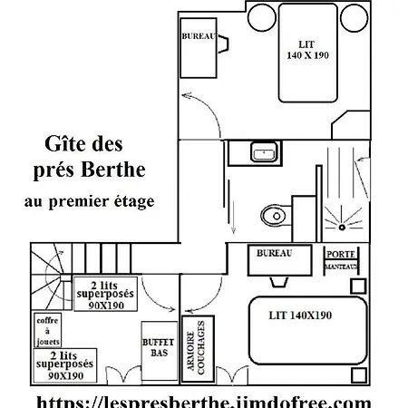 Hébergement de vacances Des Prés Berthe